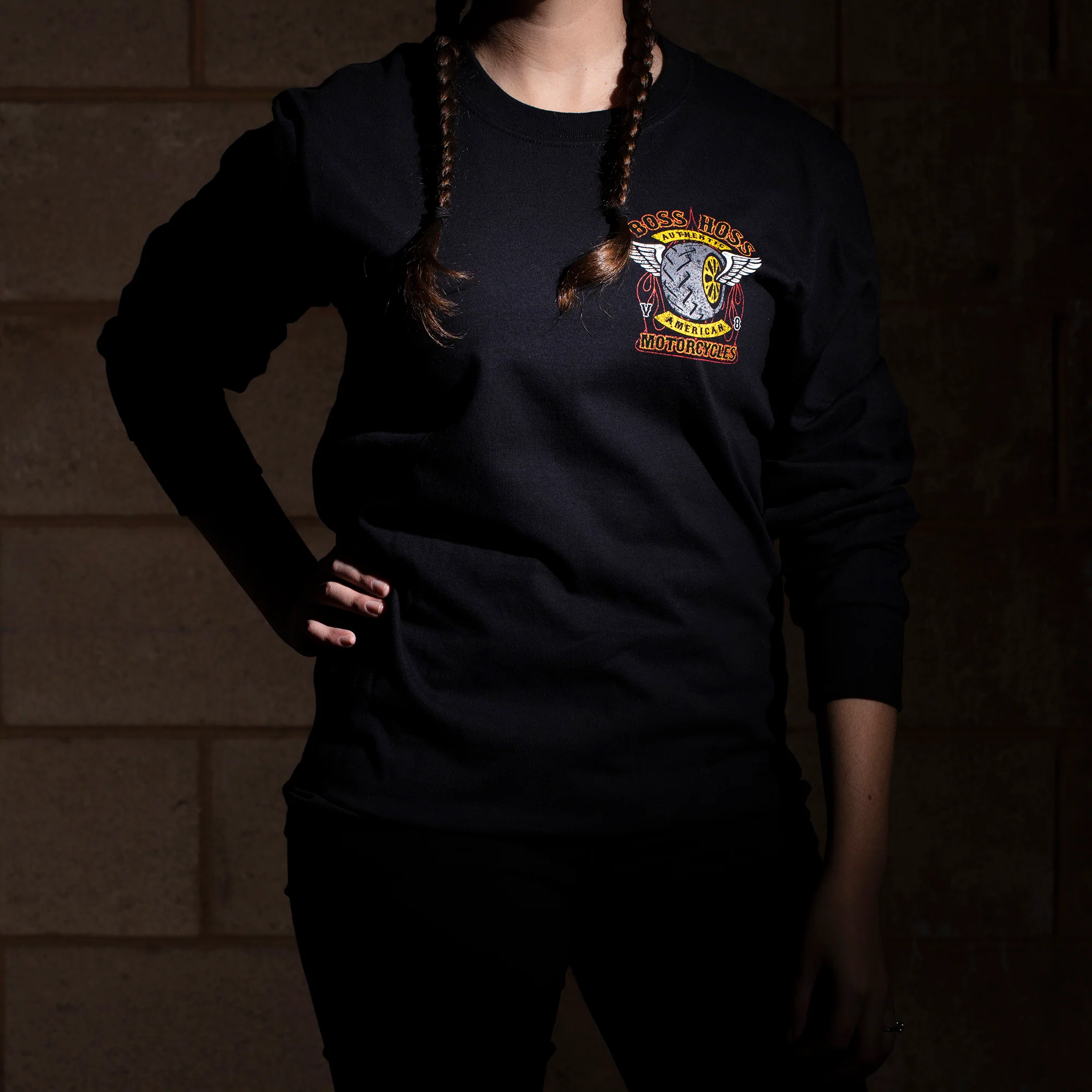 Classic Winged Tire Long Sleeve Tee - Image 6