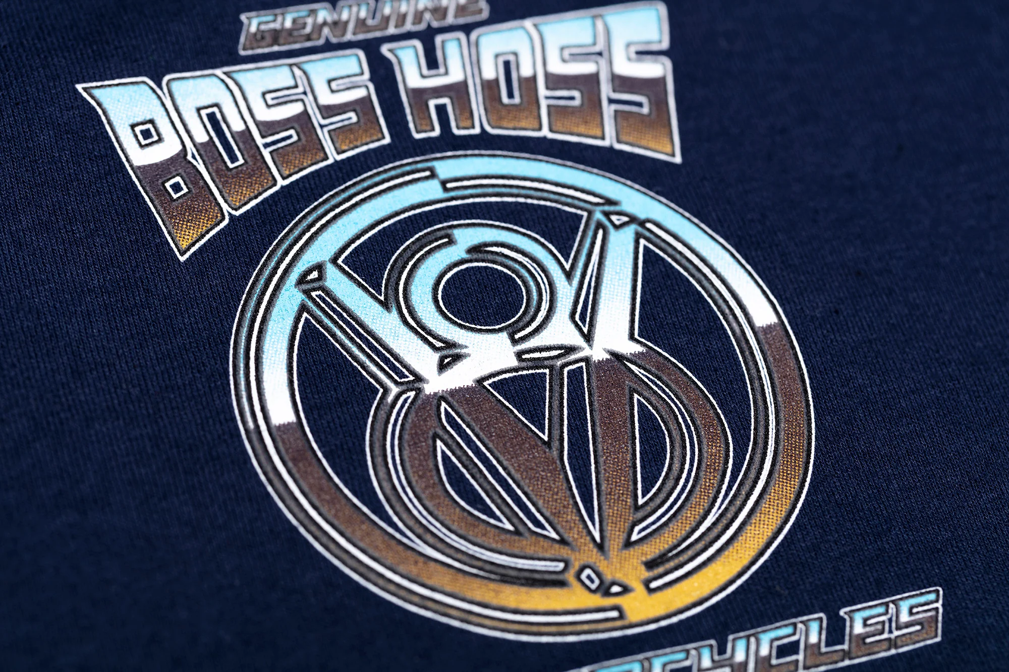 Crystal Blue Chrome Long Sleeve Tee - Image 3