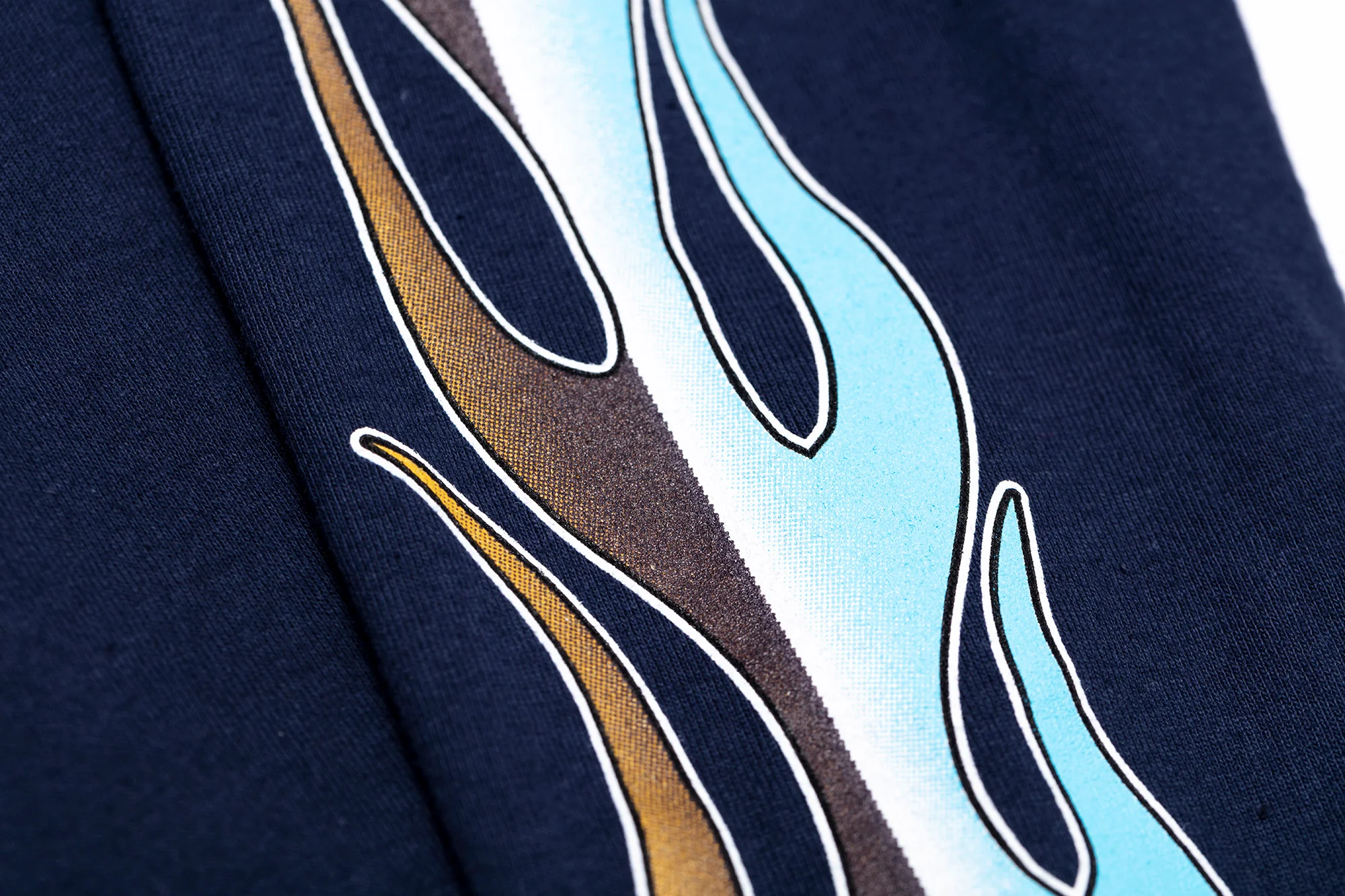 Crystal Blue Chrome Long Sleeve Tee - Image 4