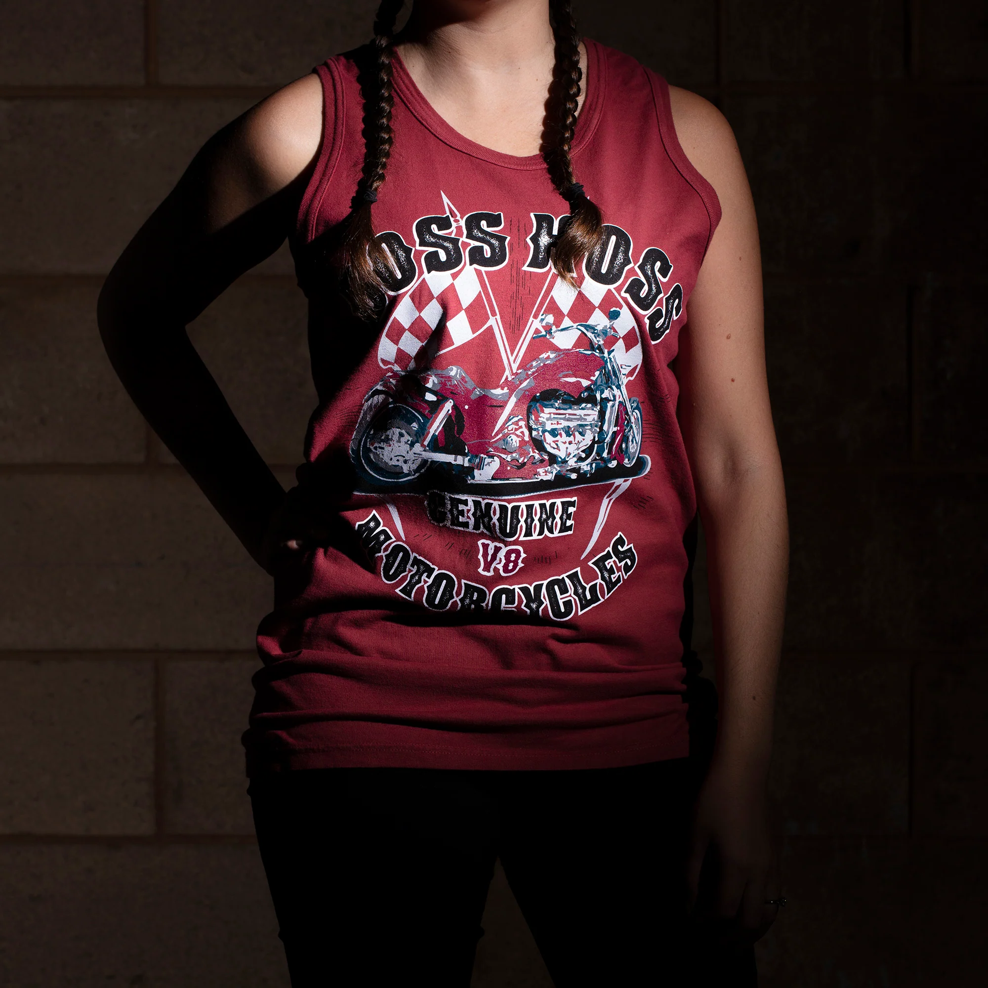 Genuine V8 Machines Tank Top Red - Image 6
