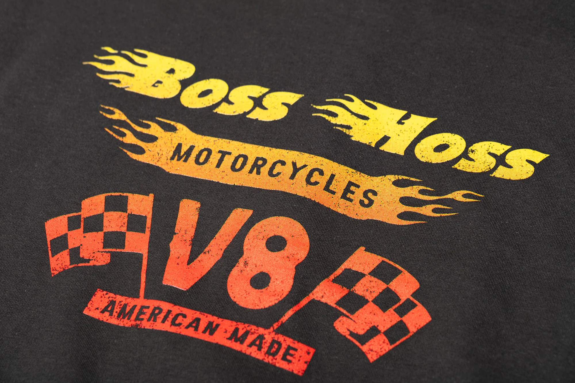 Gray Checkered Flag Flaming Finish Zipper Sweatshirt Hoodie - Image 6